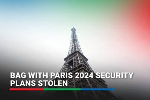 Bag with Paris 2024 Security Plans Stolen